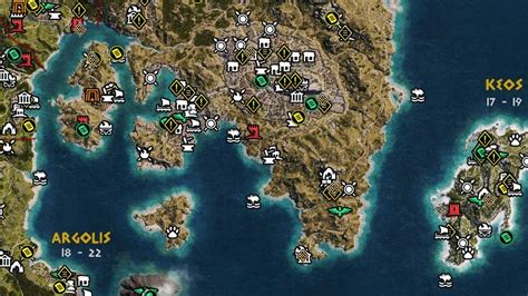 ac odyssey interactive map|World Map Assassin's Creed Odyssey Map .